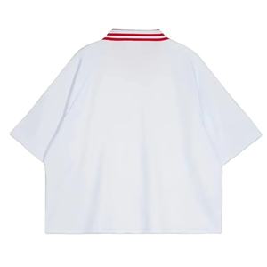 เสื้อผู้ชายสีสันตามสั่ง สไตล์สปอร์ต ระบายอากาศได้ดี ไม่ยับ แห้งเร็ว ทนต่อการฉีกขาดและหดตัว แขนสั้น ทรงหลวม ลายทาง - Product Image 2