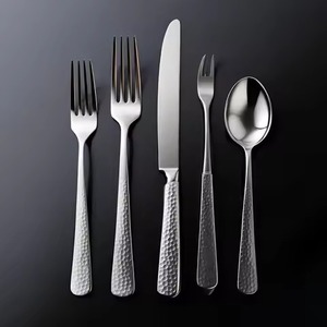 Elegant Gold Finish Metal Cutlery Set for Luxury <b>Tabletop</b> and Dining Room Decoration Use - Product Image 2