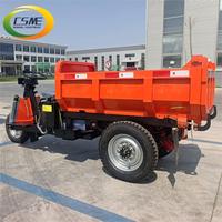 Dumper Elettrico di Alta Qualità con Lunga Durata della Batteria, Capacità 1,5 Tonnellate, Mini Camion Ribaltabile a Tre Ruote con Motore per Miniera, Costruzione, Sabbia e Ghiaia