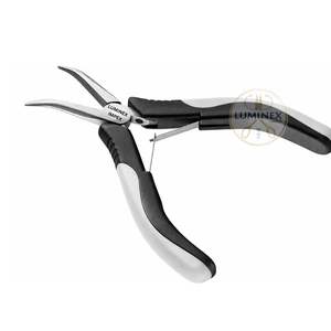 Pince à bec courbé professionnelle en acier inoxydable de haute qualité, outil de précision à pointe fine pour la fabrication de bijoux, la réparation électronique - Product Image 6
