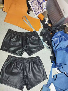 Caja de pantalones cortos para mujer, ropa interior, pantalones cortos, moda, aspecto Sexy, cuero genuino, piel de cordero hecha a mano, venta de invierno suave en línea - Product Image 4