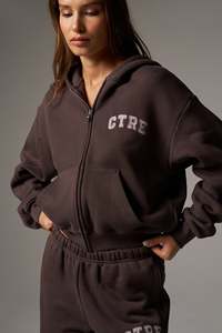 Custom <b>Womens</b> Zipper Tracksuit DTF OEM Personalized Casual Polyester Cotton Two Piece Set <b>Jacket</b> Pants Street Wear Clothing - Product Image 3