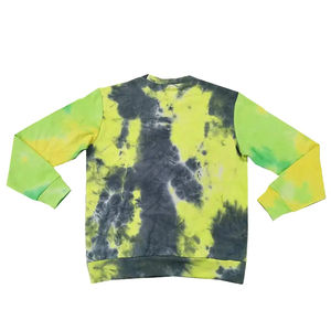 Sweat-shirts thermiques brodés en molleton 100 % coton de haute qualité pour hommes, tie-dye écologique, nouvelle collection hiver, décontractés et unis - Product Image 4