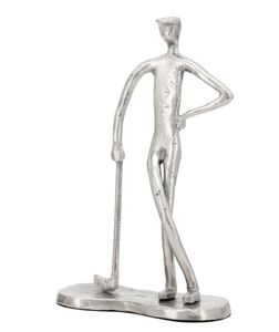 Escultura de aluminio hecha a mano diseñada para decoración de hogares de lujo, exhibición artística y estilo interior elegante. - Product Image 1