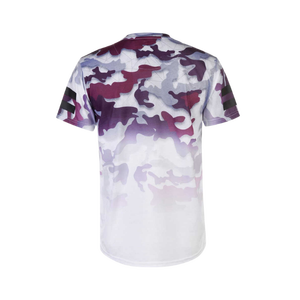 เสื้อยืดแฟชั่นแบบซับลิเมชั่น พิมพ์ลายตามสั่ง เสื้อโพลีเอสเตอร์สำหรับผู้ชาย แห้งเร็ว เสื้อผ้ากีฬาวิ่ง ผู้ผลิต OEM - Product Image 4