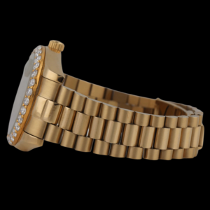 Reloj de Moda con Bisel Redondo y Esfera Verde, Diseño Moderno con Cristal de Moissanita, Último Modelo - Product Image 2