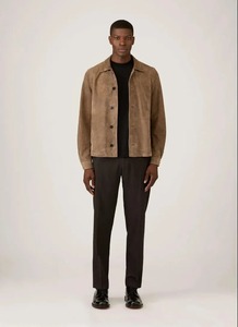 Men's Goat <b>Suede</b> <b>Leather</b> Style <b>Jacket</b> Casual Outerwear Wholesale Oem Service Men's Fashion <b>Suede</b> Zip <b>Jacket</b> Goat Fashion <b>Jacket</b> - Product Image 6