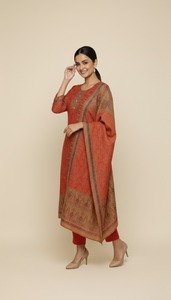 Ensemble Salwar Kameez pour femmes, Kurta imprimé, pantalon Palazzo, tenue ethnique, vêtements décontractés d'été, vêtements indiens pakistanais - Product Image 2