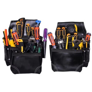 Factory Price Professional Electrical Waist Tool Bag High-Quality Custom-Made Leather Tool Bag For Sale - Product Image 3