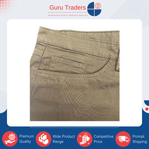 Shorts pour hommes en coton et élasthanne, style décontracté, origine Inde, avec fermeture éclair et poches, les plus vendus, à prix compétitif - Product Image 2