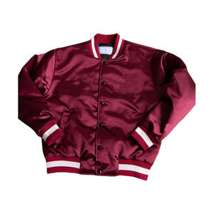 Best Quality Custom <b>Men's</b> Plus Size Satin Varsity Reversible <b>Baseball</b> Satin <b>Jacket</b> For <b>Men</b> Reversible Plus Size - Product Image 3