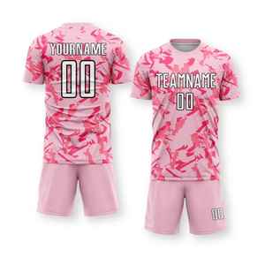 Uniforme de Fútbol Personalizado de Alta Calidad, Conjunto de Camiseta y Pantalones Cortos, Transpirable, de Secado Rápido, Kit de Equipo de Fútbol, Proveedor de Ropa Deportiva OEM - Product Image 1