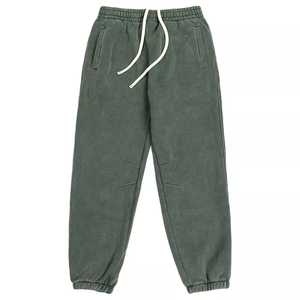Ensemble survêtement streetwear oversize haut de gamme délavé à l'acide avec sweat à capuche zippé et pantalon de survêtement, fabricant de vêtements personnalisés - Product Image 6