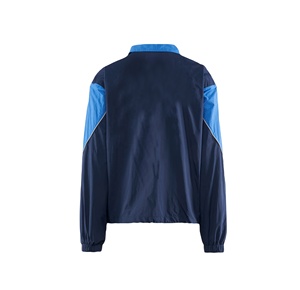 Custom <b>Men's</b> Color Block Nylon Track Jacket Vintage Panel Turn Down Collar Streetwear Zip Up Sports <b>Coat</b> - Product Image 2