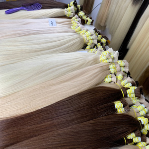 Extensions humaines vierges en vrac de haute qualité Super Double dessiné disponible toutes les textures toutes les couleurs prix de gros dans le monde entier - Product Image 2