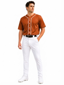 Conjunto de Uniforme de Béisbol Personalizado, Jersey y Pantalones de Alto Rendimiento para Prácticas Deportivas, Entrenamiento y Juegos - Product Image 4