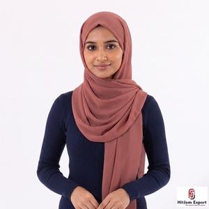 Luxury Chiffon Scarf Design Soft <b>Silk</b> Feel <b>Head</b> <b>Wrap</b> Shawl OEM ODM Manufacturer Private Label Supplier - Product Image 5
