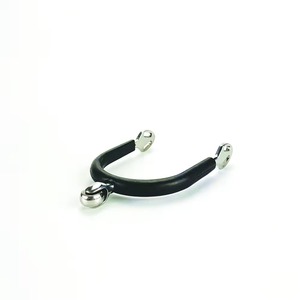 Nuevos Espuelas Vaqueras de Cuello Largo para Caballo en Plata Alemana/Acero Inoxidable/Aluminio - Product Image 1