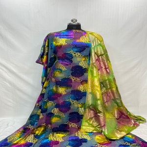 Vestido de Lujo con Bordado Floral en las Mangas de Kimono, Estilo Maqbal Dirac Somalí, para Mujer, en Spandex, Ecológico, Ropa Tradicional Africana, Corte Regular - Product Image 1