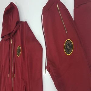 Conjunto de Sudadera con Capucha y Pantalones Deportivos Casuales Premium para Hombre, de Invierno, Tejido de Forro Polar Grueso, Interior Suave, con Estampado de Letras - Product Image 2