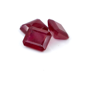 Rubis naturels de Bangkok, octogones calibrés 11x14mm, pierres précieuses de rubis naturelles facettées pour la fabrication de bijoux, prêtes à l'emploi - Product Image 1