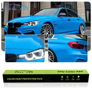 Vinilo Adhesivo Mate para Protección de Pintura con Tinte Azul Crema, Rollo de Vinilo para Tinte de Carrocería Completa, Alta Calidad - Product Image 1