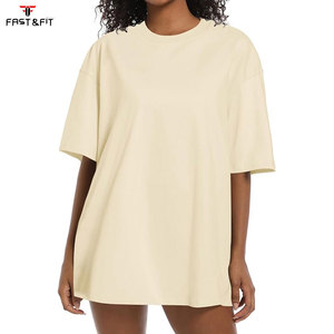 Camiseta Casual Oversize para Mujer, de Verano, Manga Corta, con Logotipo, 100% Algodón, Corte Regular, Diseño Liso con Plumas, Ecológica - Product Image 5