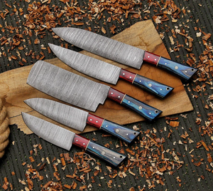 Professional Restaurant Grade Damascus Steel Chef <b>Knife</b> <b>Set</b> Wooden Handle Professional Cooking <b>Knife</b> <b>Set</b> Supplier - Product Image 1