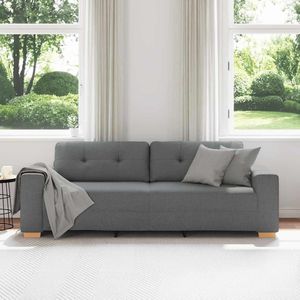 Sofá de 3 Plazas Gris Oscuro 220x78x80 cm en Tela para Salón - Product Image 3