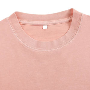 T-shirt court à manches courtes élégant et incontournable pour l'été 2026, en 100 % coton, coupe ajustée pour femme, personnalisable - Product Image 6