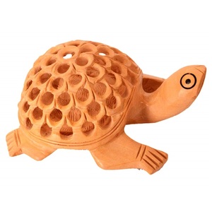 Statue de tortue en bois pour la décoration intérieure, figurine de tortue, objet décoratif, Murti pour la salle de séjour et la salle de méditation, décoration spirituelle - Product Image 6