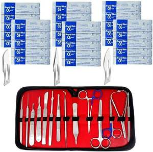 Kit de Disección Quirúrgica para Estudiantes, Kit Básico de Disección Quirúrgica, Biología Médica, Veterinaria, Pinzas para Estudiantes, Aprobado por ISO - Product Image 1