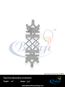 Juntas de Escalera Ornamentales de Hierro Forjado Premium Balaji Metals Modelo BM-169, Hermosos Colores Personalizados, Resistentes al Agua, Fáciles de Instalar - Product Image 3