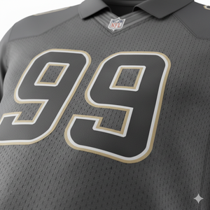 เสื้อโปโลอเมริกันฟุตบอลปักลายตามสั่ง: ชุดยูนิฟอร์มสโมสรระดับเอลีทผ้าทวิลที่ทนทาน - ชุดกีฬาระบายอากาศแห้งเร็ว - Product Image 3