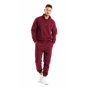 Conjuntos de Sudadera con Capucha y Pantalones Deportivos de Camuflaje para Hombre, Estilo Casual para Exteriores, Corte Holgado, Mangas Largas, Color Sólido, con Cierre de Cordón - Product Image 2
