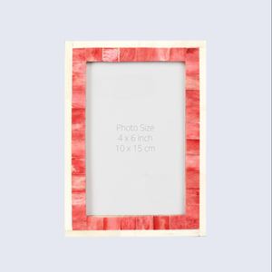 Marco de fotos artesanal con incrustaciones de hueso al por mayor - Product Image 2