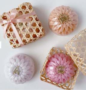 100% boîte de rangement de vêtements en osier rond artisanal en bambou écologique fait à la main du Vietnam Giff - Product Image 2