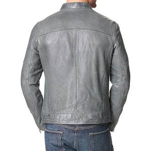 Chaqueta de Cuero PU Negra para Hombre, Estilo Casual, Resistente al Viento, Ecológica, de Alta Calidad, para Invierno, Tallas Grandes, Personalizable, Estilo Urbano - Product Image 6