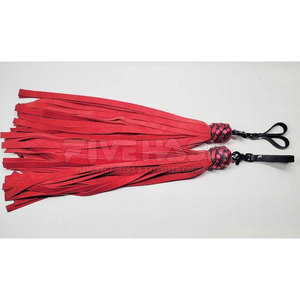 Leather <b>Flogger</b> Handmade Leather Design Smooth Texture Balanced Weight For Control Leather <b>Flogger</b> Easy Handling - Product Image 2