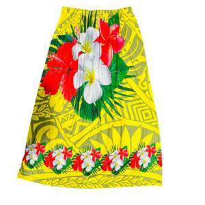 Lavalava Polynésien en Gros pour B2B, Design Unisexe avec Bordures Géométriques Complexes et Couleurs Vibrantes, Prix Usine Personnalisé - Product Image 2