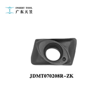 Plaquettes de fraisage triangulaires en carbure de tungstène à alimentation rapide et haute résistance à l'usure, grades ISO JDMT1003 JDMT1505 JDMT0702