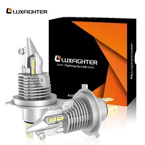 LUXFIGHTER Q10 H4 Super Brilhante LED Faróis Lâmpada Canbus Alta Baixo Feixe luzes de nevoeiro Auto peças projetor