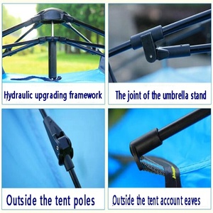 Telescopic FRP Tent Bracket/Mosquito <b>Net</b> Bracket Automatic Tent Rack - Product Image 5
