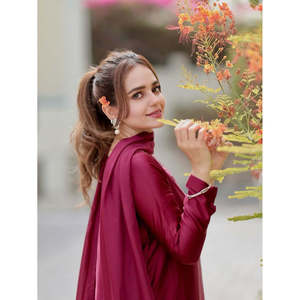 Conjunto de Top, Pantalón y Dupatta Bordado para Mujer, Ideal para Fiestas - Product Image 3