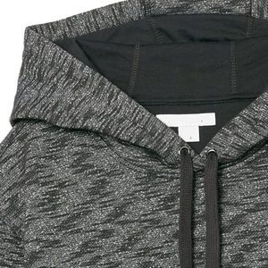 Sweat à capuche unisexe surdimensionné de haute qualité, décontracté, athlétique, hiver, logo uni sur le devant, en molleton bouclette - Product Image 3