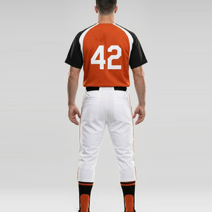Nouvelle conception d'uniforme de baseball personnalisé pour hommes, tissu respirant, coupe confortable, vêtements de sport pour l'entraînement et les matchs - Product Image 4
