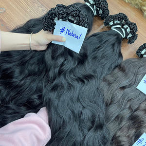 Extensiones de Cabello de Queratina de Alta Calidad, Tipo I y Tipo U, Textura Ondulada, Super Double Drawn, Colores Piano, Precio al por Mayor - Product Image 1