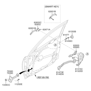 Cerraduras y Herrajes Exteriores Nuevos Optima 826522T000D0 - Product Image 2