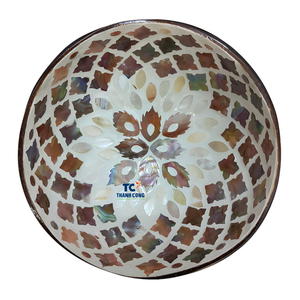 ชามมะพร้าวธรรมชาติชามดีไซน์เสิร์ฟมะพร้าวสำหรับส่งออก - Product Image 1