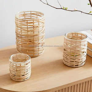 Portavelas de ratán 2022 Natural - Product Image 2